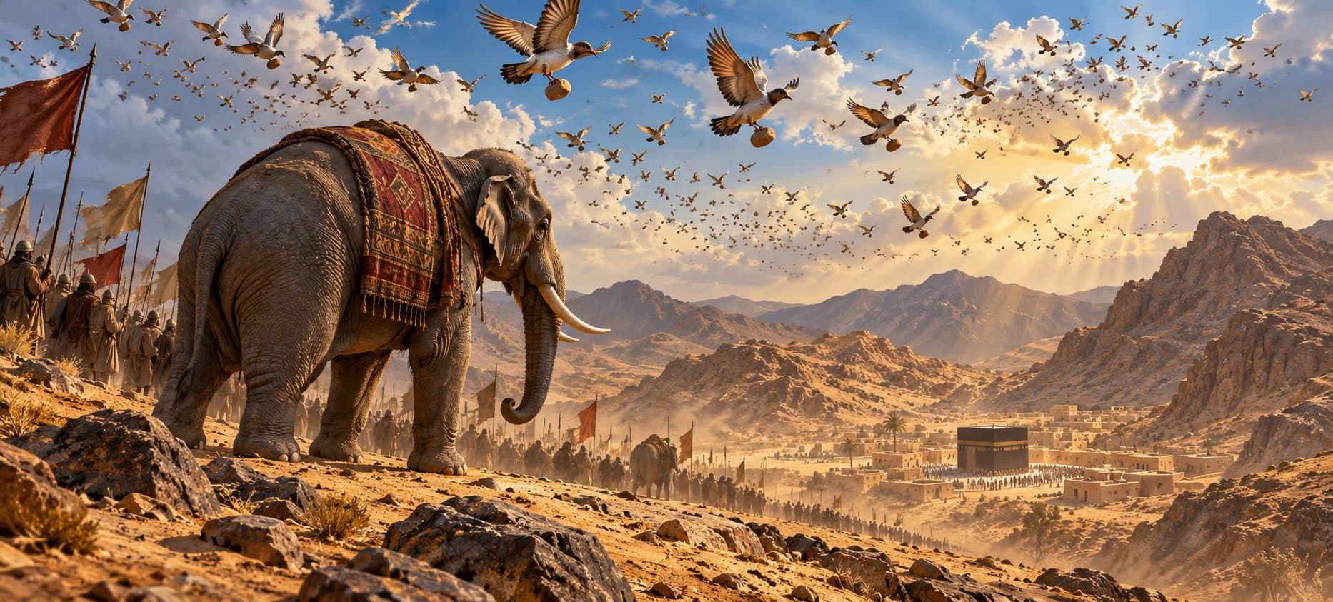 الفيل وطير أبابيل