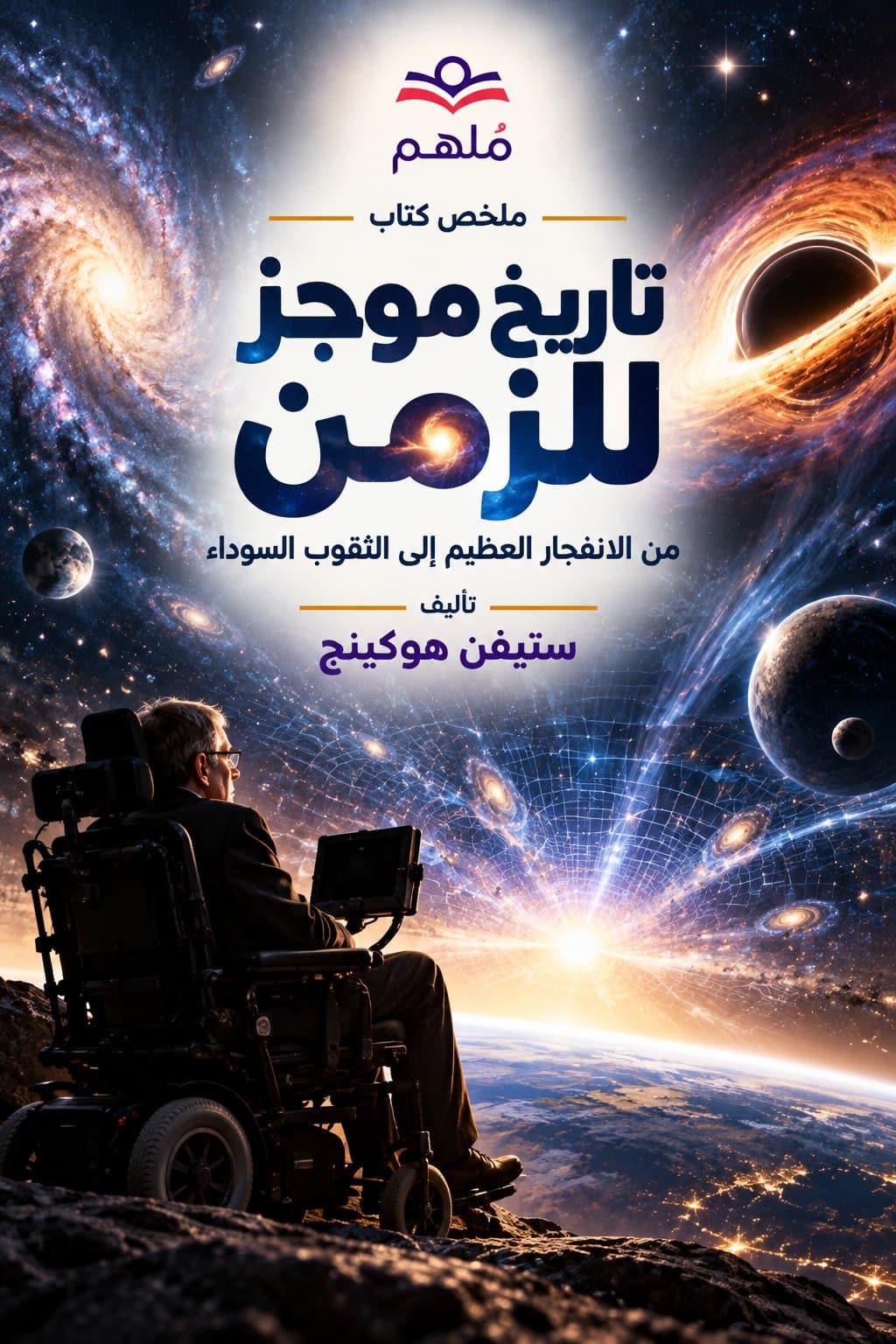 ملخص كتاب «تاريخ موجز للزمن: من الانفجار العظيم إلى الثقوب السوداء»