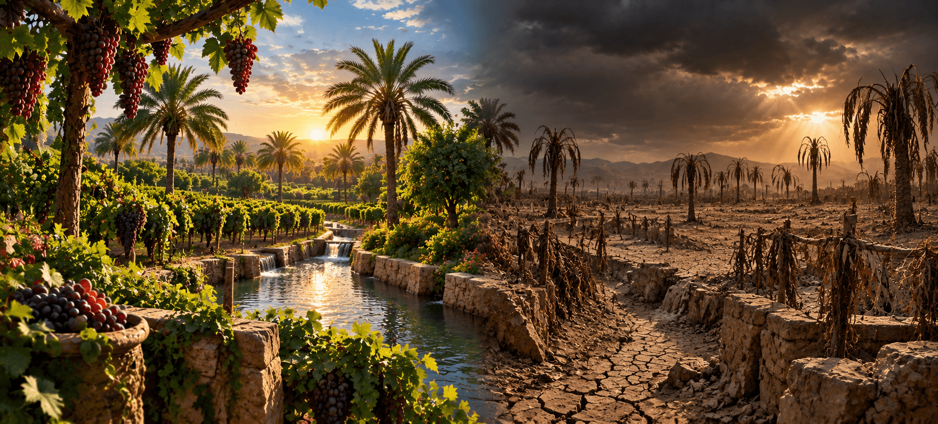غرورُ المِلْكِ_قِصّةُ صَاحِبِ الجَنَّتَيْن