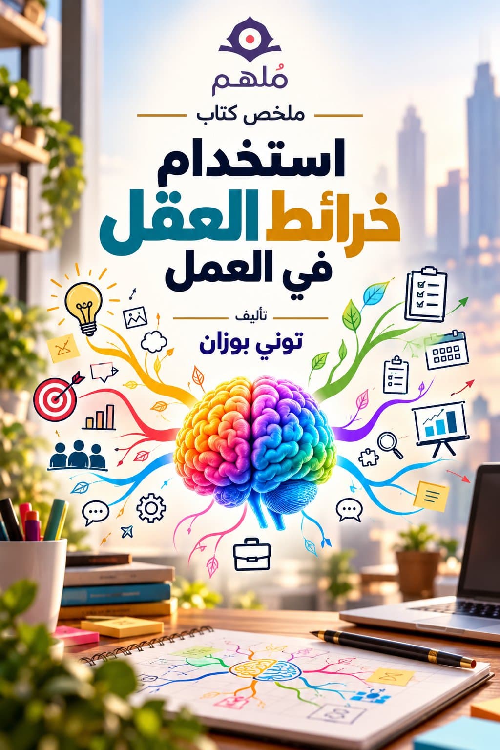 ملخص كتاب «استخدام خرائط العقل في العمل»